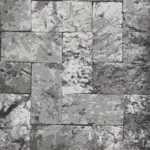 Lantai tekstur marmer dan batu bata yang menggambar